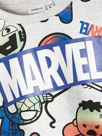 NAME IT Sweatshirt Filup Marvel Light Grey